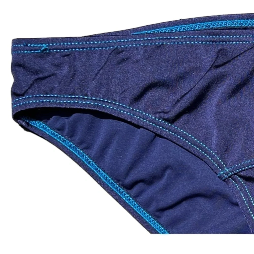 🌻Marc by Marc Jacobs Blue Fish Theme Bikini Bottoms Size Large